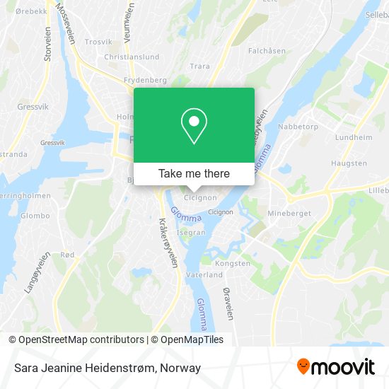 Sara Jeanine Heidenstrøm map