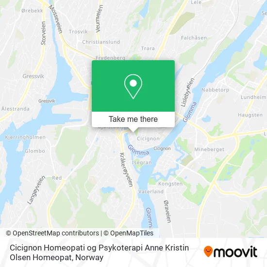 Cicignon Homeopati og Psykoterapi Anne Kristin Olsen Homeopat map