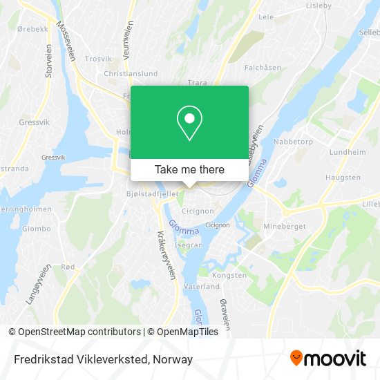 Fredrikstad Vikleverksted map