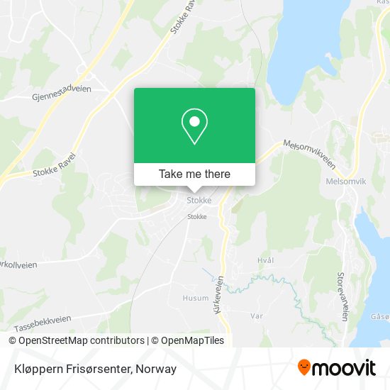 Kløppern Frisørsenter map