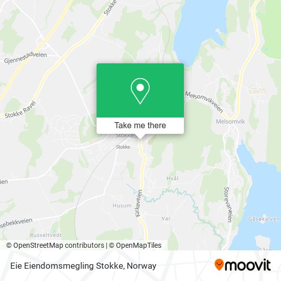 Eie Eiendomsmegling Stokke map