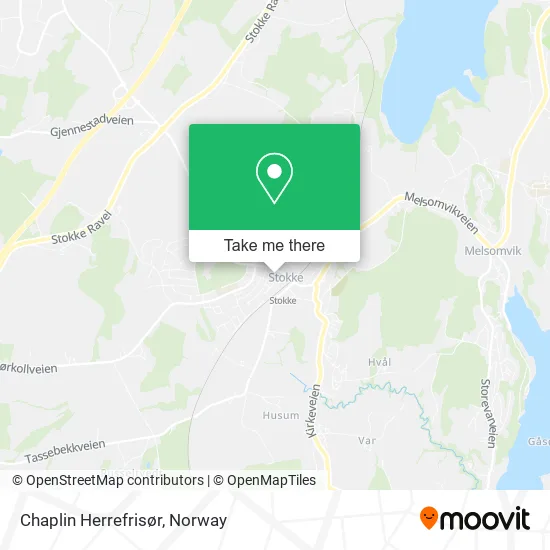 Chaplin Herrefrisør map