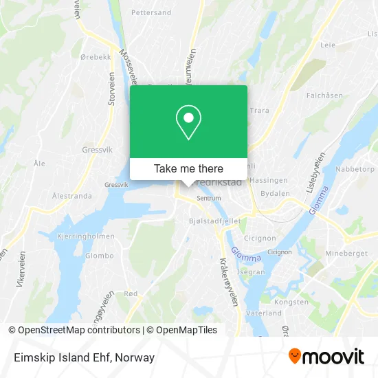 Eimskip Island Ehf map