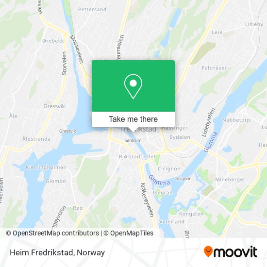 Heim Fredrikstad map
