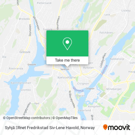 Syhjã ̧Rnet Fredrikstad Siv-Lene Havold map