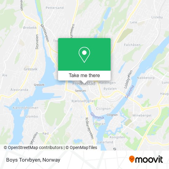 Boys Torvbyen map