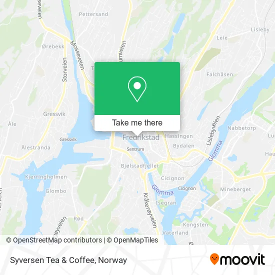 Syversen Tea & Coffee map
