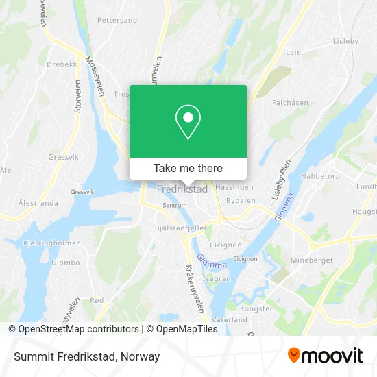Summit Fredrikstad map
