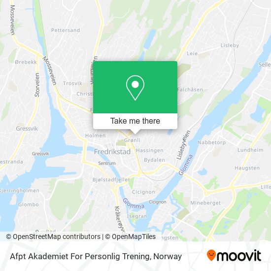 Afpt Akademiet For Personlig Trening map