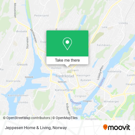 Jeppesen Home & Living map