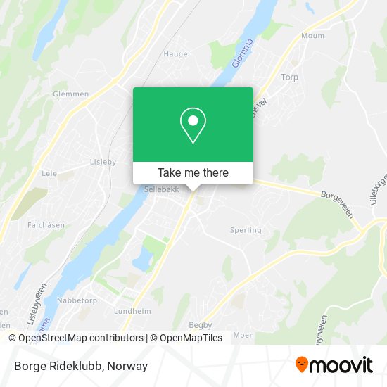 Borge Rideklubb map