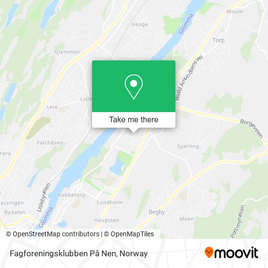 Fagforeningsklubben På Nen map