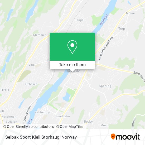 Selbak Sport Kjell Storhaug map