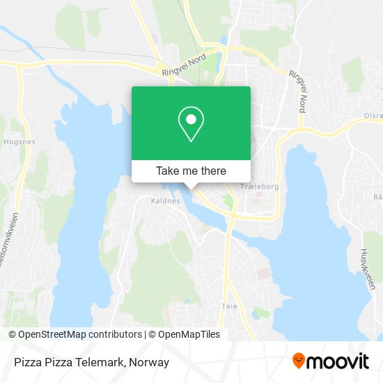 Pizza Pizza Telemark map
