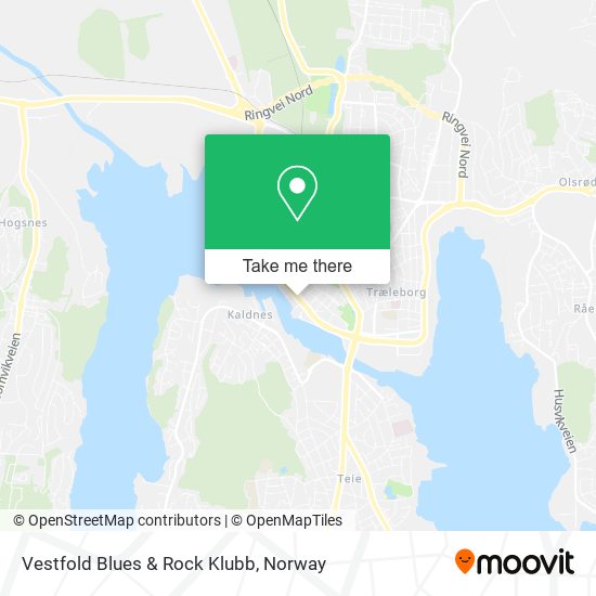 Vestfold Blues & Rock Klubb map