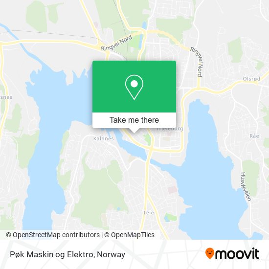 Pøk Maskin og Elektro map