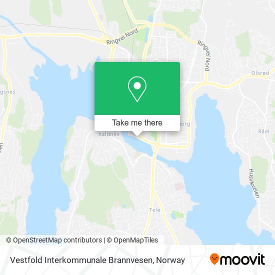 Vestfold Interkommunale Brannvesen map
