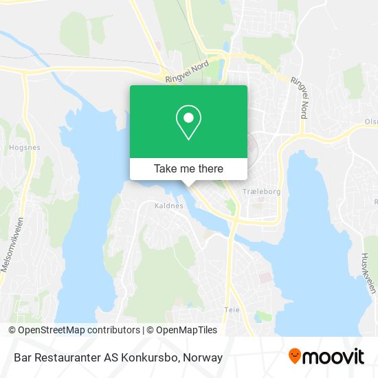 Bar Restauranter AS Konkursbo map