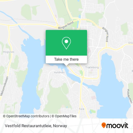 Vestfold Restaurantutleie map