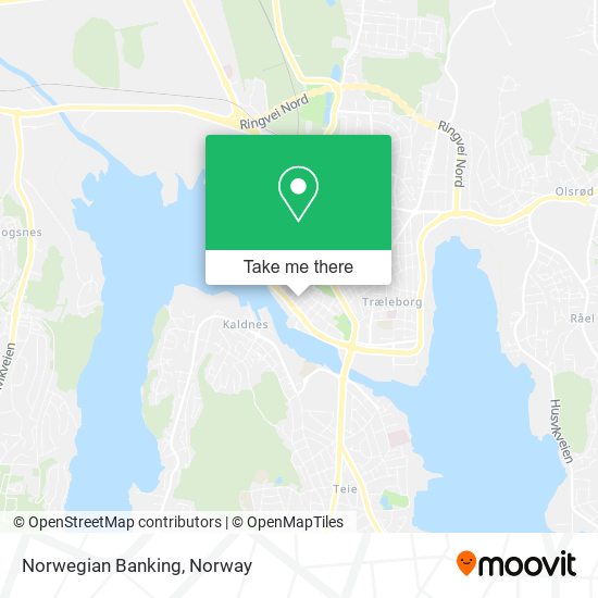 Norwegian Banking map