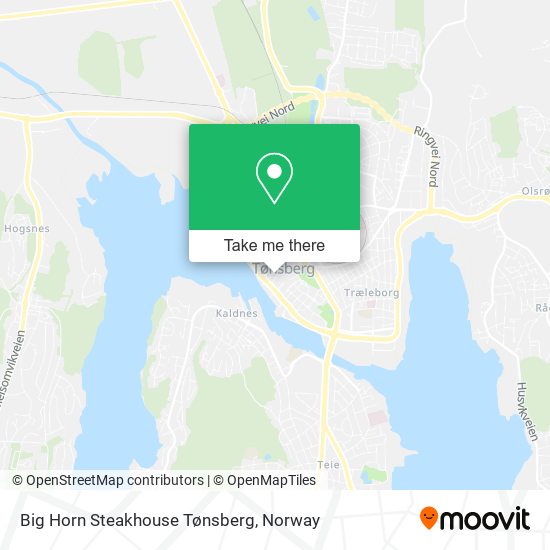 Big Horn Steakhouse Tønsberg map