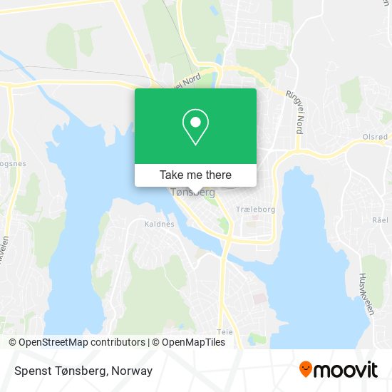 Spenst Tønsberg map