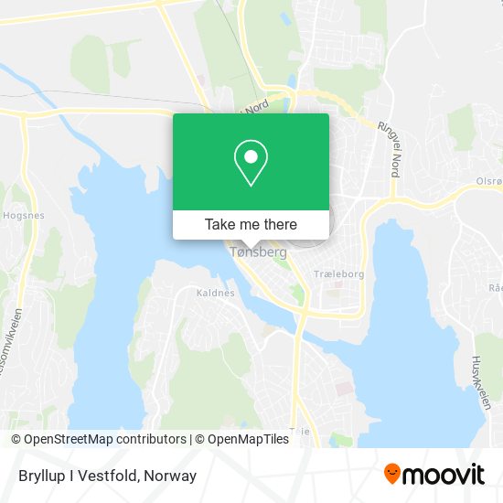 Bryllup I Vestfold map