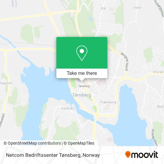 Netcom Bedriftssenter Tønsberg map
