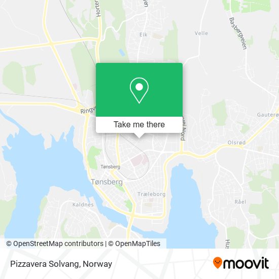 Pizzavera Solvang map