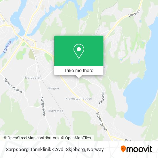 Sarpsborg Tannklinikk Avd. Skjeberg map