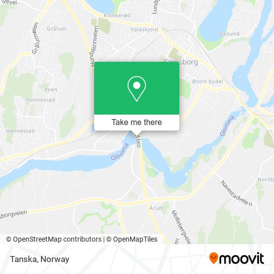 Tanska map