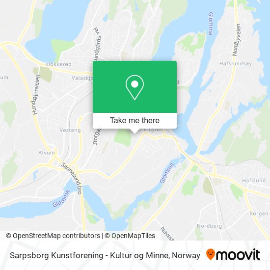 Sarpsborg Kunstforening - Kultur og Minne map