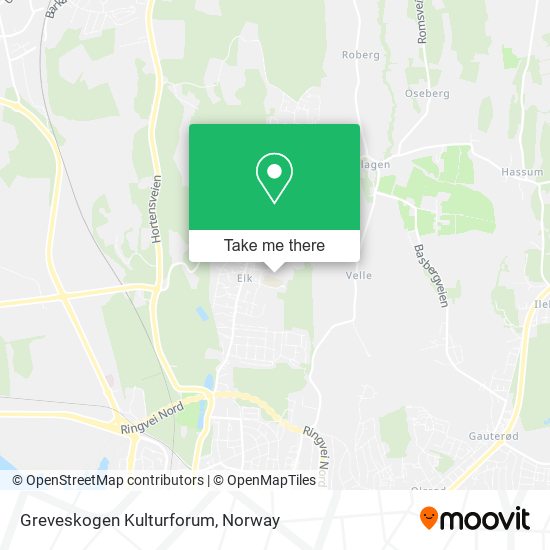 Greveskogen Kulturforum map