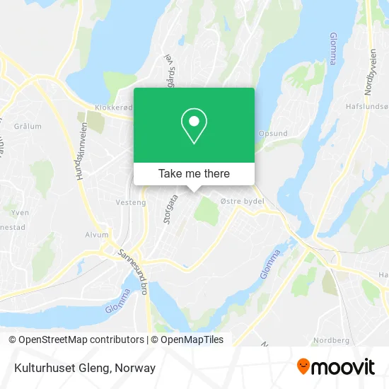 Kulturhuset Gleng map