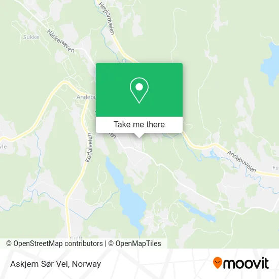 Askjem Sør Vel map