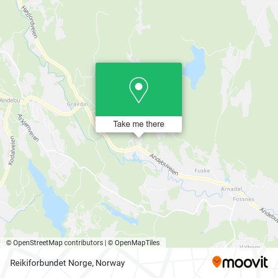 Reikiforbundet Norge map