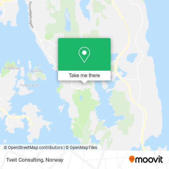 Tveit Consulting map