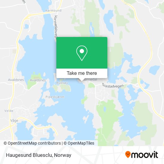 Haugesund Bluesclu map