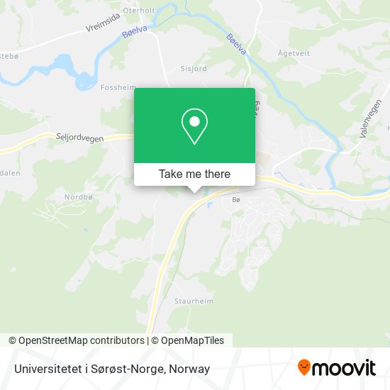 Universitetet i Sørøst-Norge map