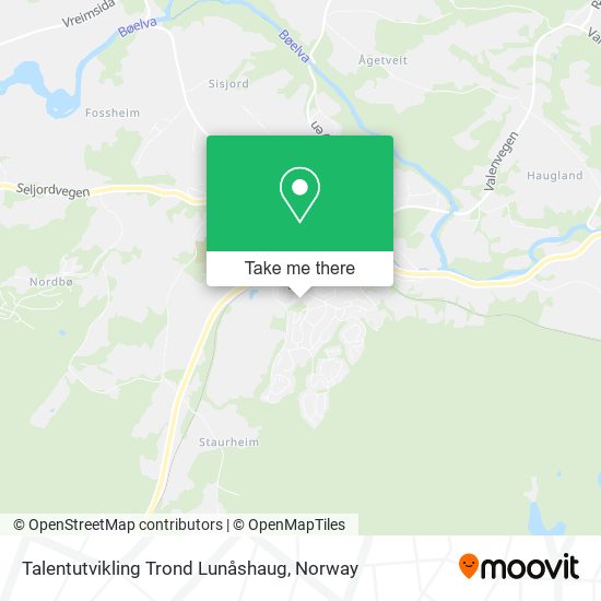 Talentutvikling Trond Lunåshaug map