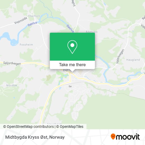 Midtbygda Kryss Øst map