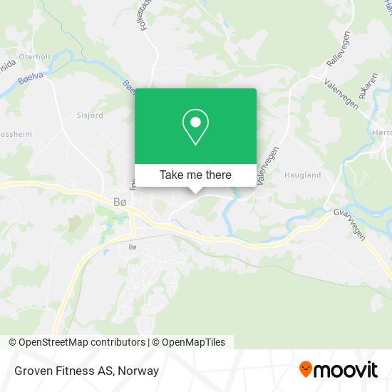 Groven Fitness AS map