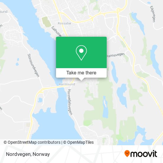 Nordvegen map