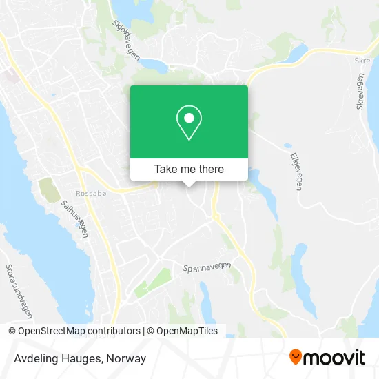 Avdeling Hauges map