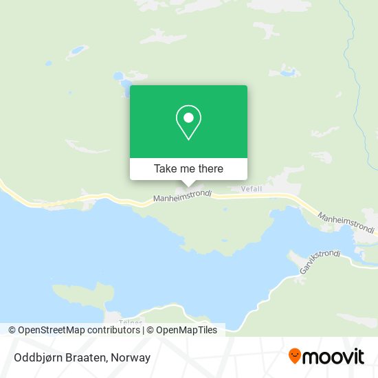 Oddbjørn Braaten map