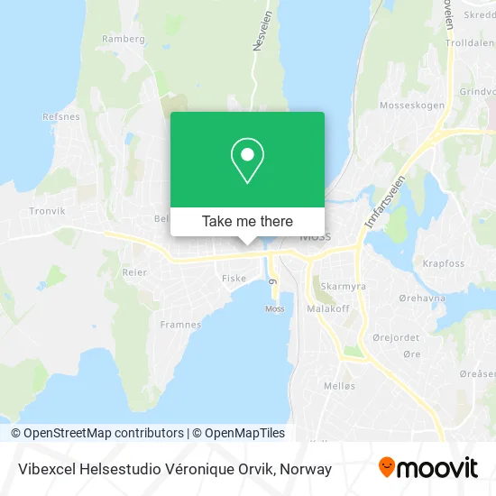 Vibexcel Helsestudio Véronique Orvik map