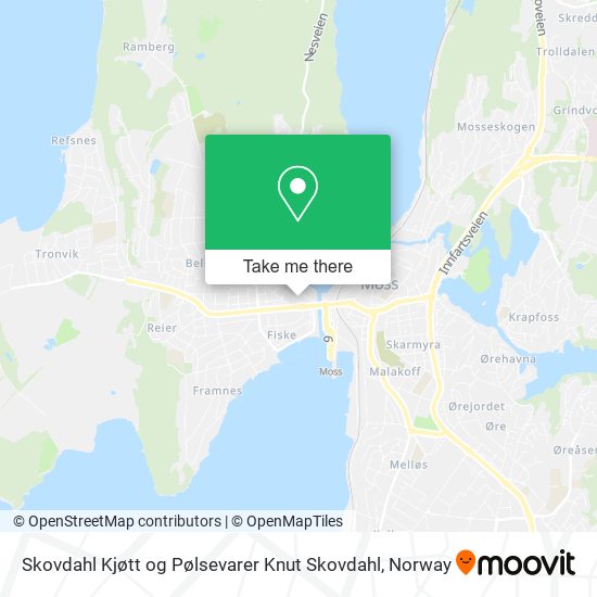 Skovdahl Kjøtt og Pølsevarer Knut Skovdahl map
