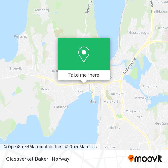 Glassverket Bakeri map