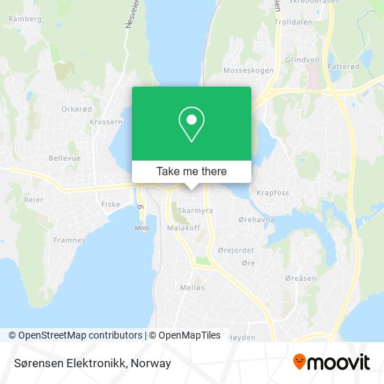 Sørensen Elektronikk map