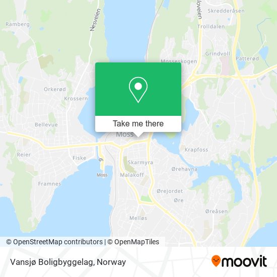 Vansjø Boligbyggelag map